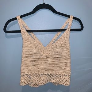 Crotchet crop top